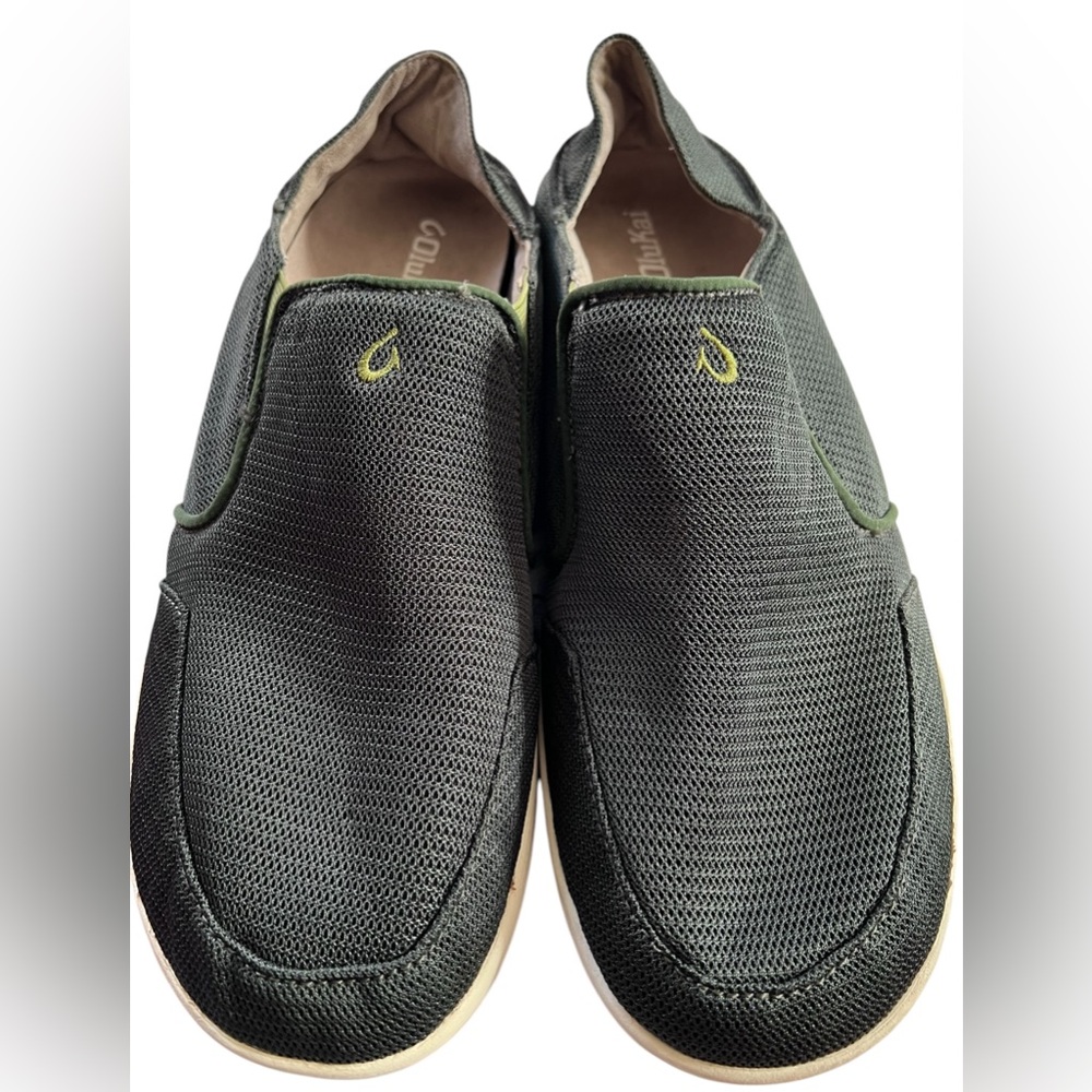 OLUKAI Nohea Mesh Men's Slip On Sneakers, Lightweight All-Weather Shoes Size 13